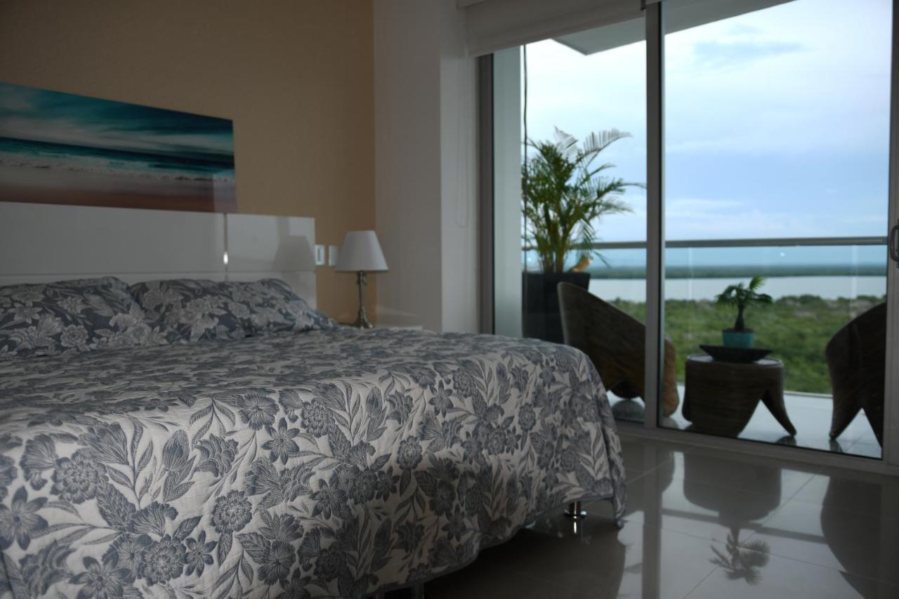 Hermoso Apartamento Con Todas Las Comodidades Acceso Directo A La Playa Morros Epic Sector La Boquilla Cumple Protocolos De Bioseguridad Cartagena Esterno foto