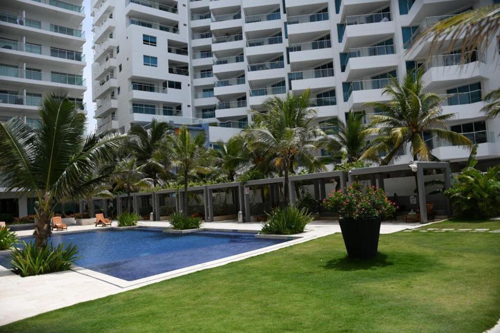 Hermoso Apartamento Con Todas Las Comodidades Acceso Directo A La Playa Morros Epic Sector La Boquilla Cumple Protocolos De Bioseguridad Cartagena Esterno foto