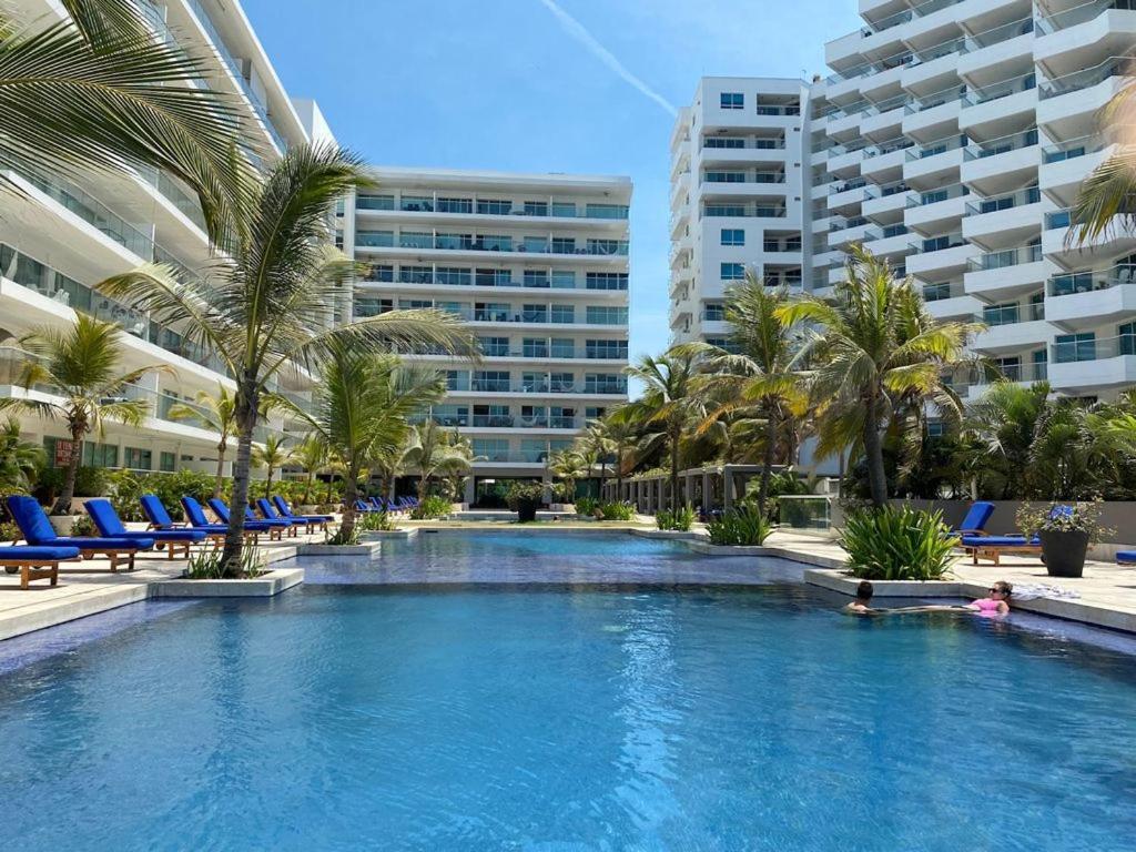 Hermoso Apartamento Con Todas Las Comodidades Acceso Directo A La Playa Morros Epic Sector La Boquilla Cumple Protocolos De Bioseguridad Cartagena Esterno foto