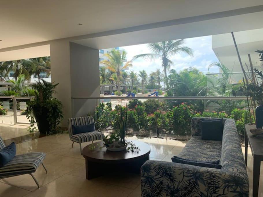 Hermoso Apartamento Con Todas Las Comodidades Acceso Directo A La Playa Morros Epic Sector La Boquilla Cumple Protocolos De Bioseguridad Cartagena Esterno foto