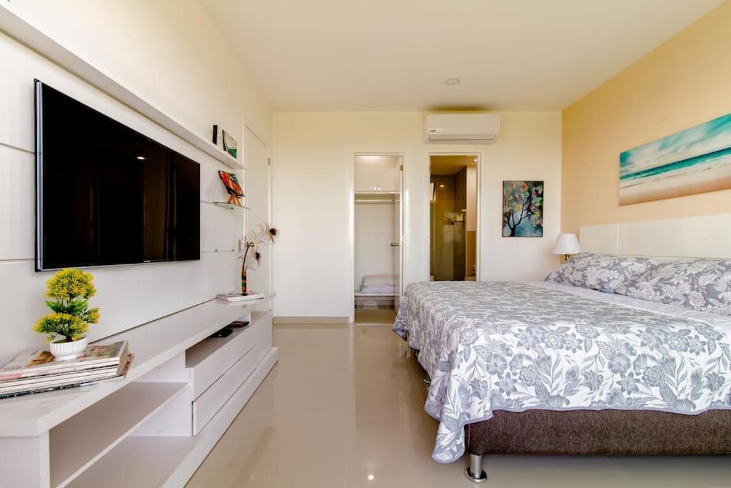 Hermoso Apartamento Con Todas Las Comodidades Acceso Directo A La Playa Morros Epic Sector La Boquilla Cumple Protocolos De Bioseguridad Cartagena Esterno foto