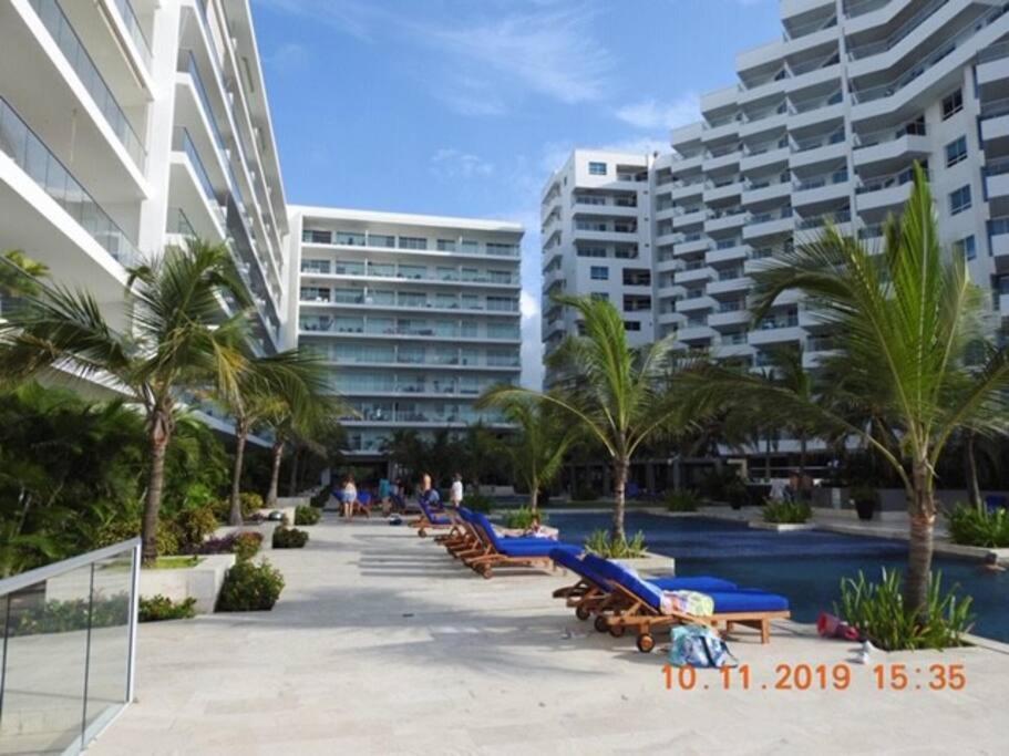 Hermoso Apartamento Con Todas Las Comodidades Acceso Directo A La Playa Morros Epic Sector La Boquilla Cumple Protocolos De Bioseguridad Cartagena Esterno foto