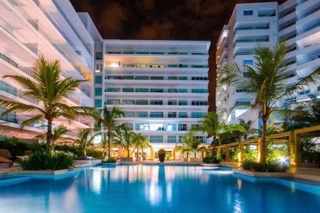 Hermoso Apartamento Con Todas Las Comodidades Acceso Directo A La Playa Morros Epic Sector La Boquilla Cumple Protocolos De Bioseguridad Cartagena Esterno foto