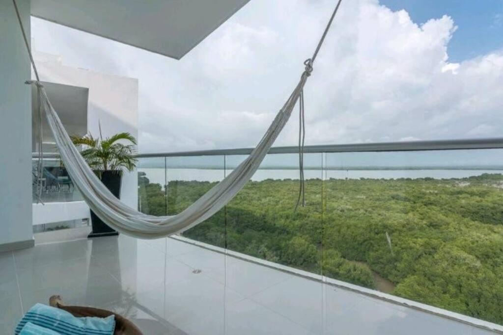 Hermoso Apartamento Con Todas Las Comodidades Acceso Directo A La Playa Morros Epic Sector La Boquilla Cumple Protocolos De Bioseguridad Cartagena Esterno foto